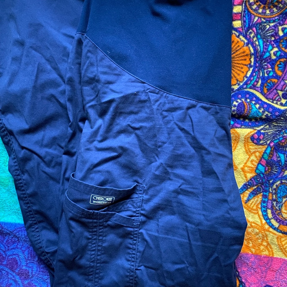 Maternity navy pants